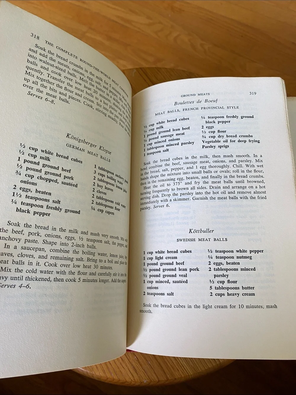 VTg 1967 First Ed.  The Complete Round the World Meat Cookbook - By Myra Waldo